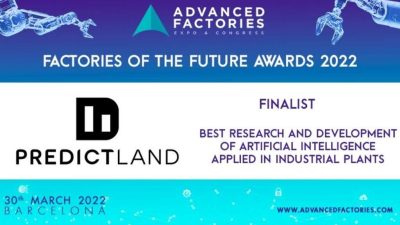 PredictLand finalista en los "Factories of the Future Awards" 2022 de Barcelona