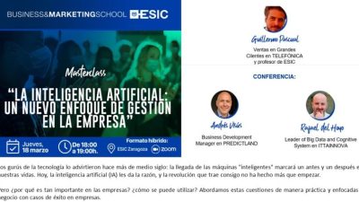 ESIC Master Class inteligencia Artificial