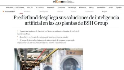 La colaboración con PredictLand ayudará a BSH Group a nivel mundial