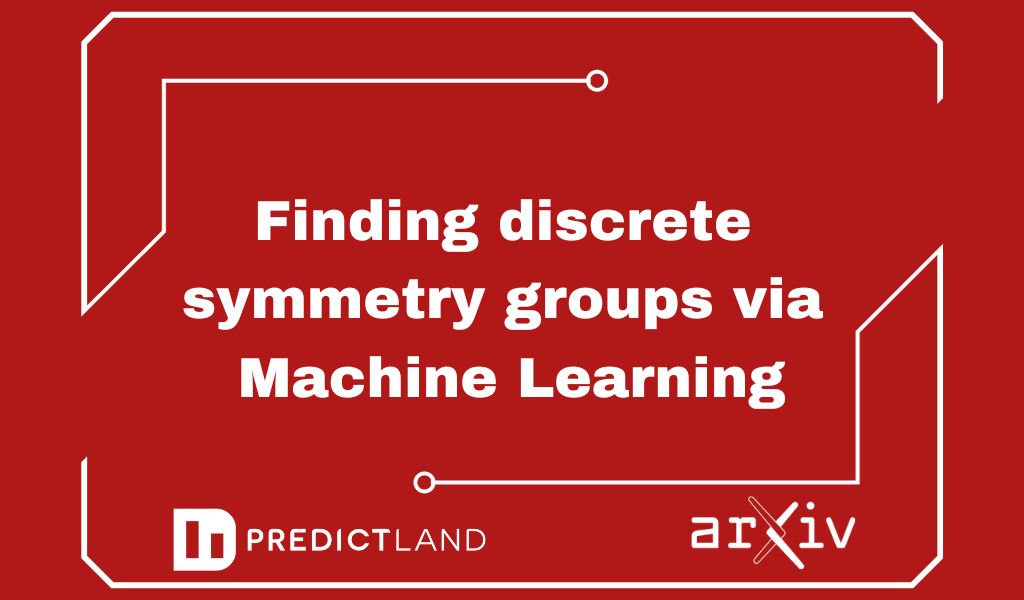 Finding discrete symmetry groups via Machine Learning
