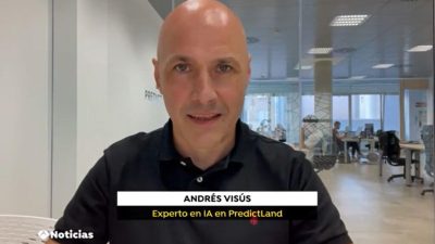Entrevista a Andrés Visús para Antena 3 sobre los deepfakes.